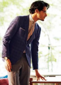 男性スーツオシャレ